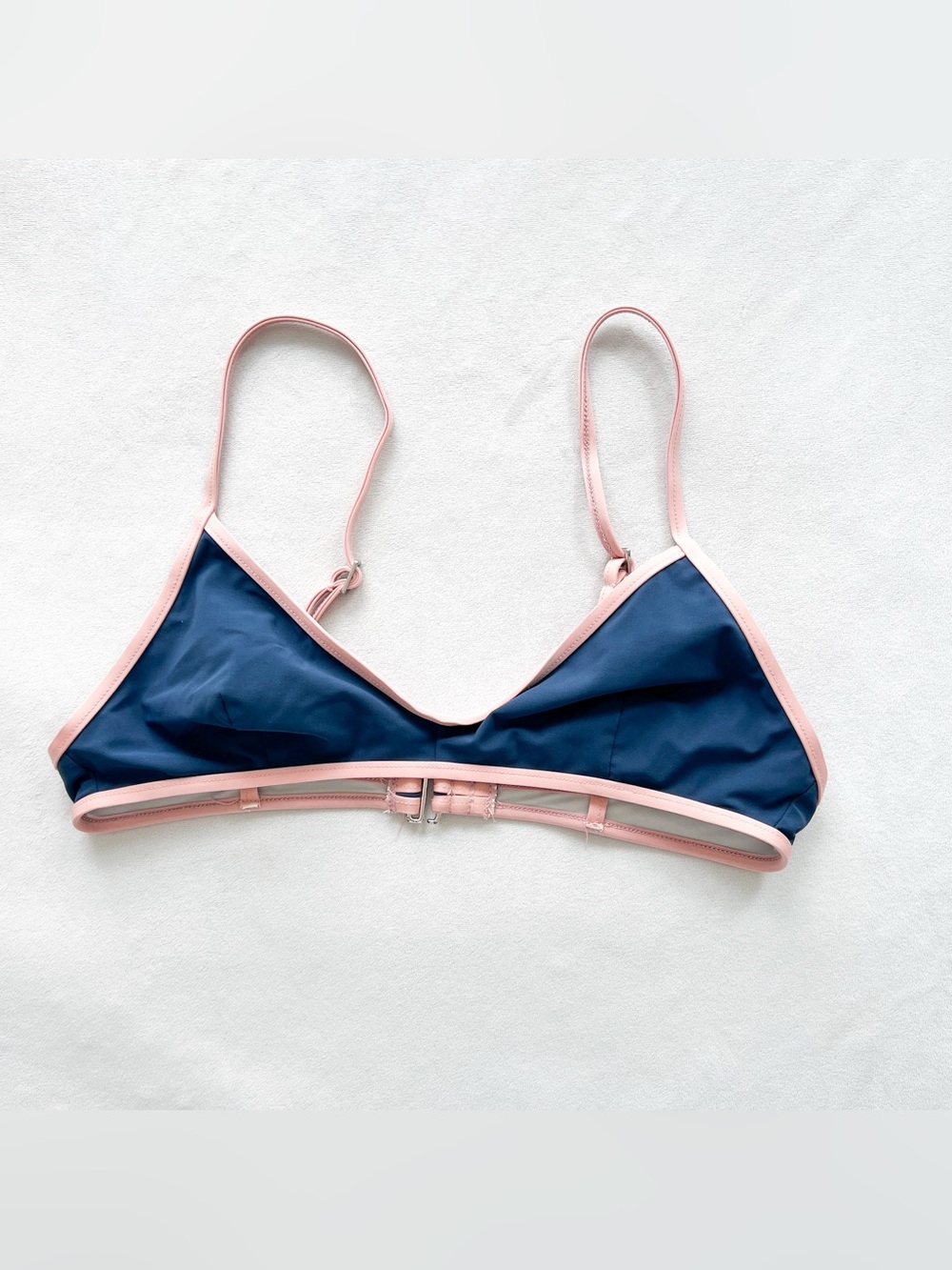 KORESWIM Navy Bikini Bralette with Pink Trim